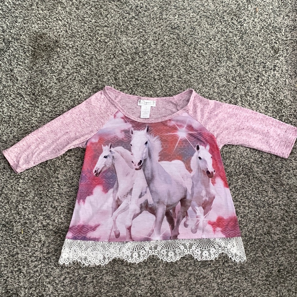 Shyanne kids shirt crop top